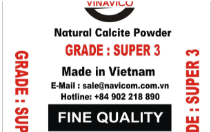 Bột đá siêu mịn Super 3 - Bột Đá Vinavico - Công Ty CP Khoáng Sản Bao Bì Và Nhựa Vinavico